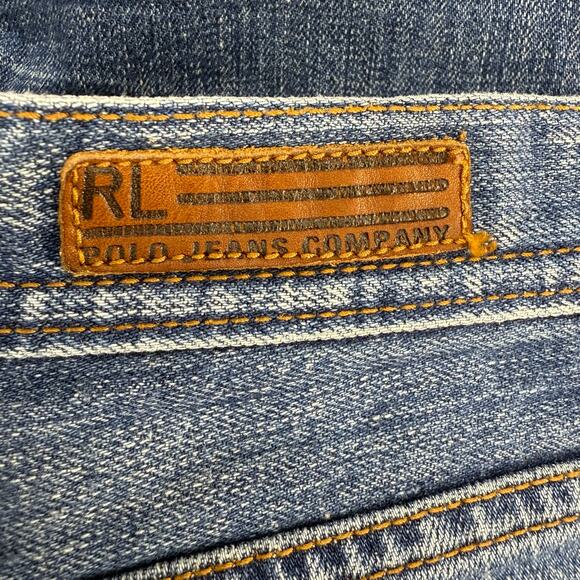 Ralph Lauren Polo Jean Co. Women's 4/27 Blue Stretch Whitney Jean Flare - Picture 6 of 13